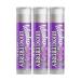 Delight Naturals Idaho Huckleberry Lip Balm - Three Pack 3 Count (Pack of 1)