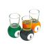 Fairly Odd Novelties Billiards Pool Ball Shot Glasses Set - 9-Piece Fun Sports Bar Drinking Gift Pack, 1 Ounce, Multicolor - Buy Online on GoSupps.com