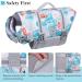 Vivaglory Ripstop Dog Rescue Vest for Small to Medium Dogs - Enhanced Buoyancy & Visibility | Leaf Blue | 43-53cm Chest Circumference - Buy Online on GoSupps.com