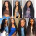 Deep Wave 13x4 Human Hair Lace Front Wig 22 Inch - Pre Plucked with Baby Hair, 150% Density, Natural Hairline - Gicicie HD Lace Front Wig - Buy Online on GoSupps.com