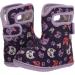 BOGS Baby Wellington Boots Plum Flower Stripe 71565 | UK Sizes 3-8.5 | Child Kitties Purple - Buy Online on GoSupps.com