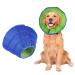 Dog Cone Collar After Surgery Adjustable Dog Cones to Stop Paw Licking Soft & Breathable Pet Recovery Collars Protective Neck Collars for Dogs and Cats Quick Healing Elizabeth Collar (Blue & Green L)