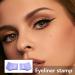 Silicone Eye Liner Stamp - Silicone Stamp Eye Makeup Tool | Extensions Natural Looking Bottom Lashes for Makeup Beginner Girls Purple - Buy Online on GoSupps.com