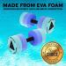 Water Gear Resistance Bells - Intense Pool Workout - BLUE/TEAL - 120% Resistance - Buy Online on GoSupps.com