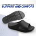 Pure Stride Therapeutic Orthotic Sandals for Plantar Fasciitis - Black, Men's 10/Women's 11 - Buy Online on GoSupps.com