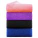BENIFILE African Net Sponge 4 Pieces Exfoliating African Wash Net Cloth Bath Sponges for Men Women Adults 31.5 Inch Long Skin Smoother African Scrub Net Back Scrubbers for Use in Shower