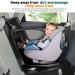Bacgnyer Car Seat Protector | Thickest Padded 600D Fabric, Waterproof & Non-Slip | 2pcs Shiny Black | Child Seat Protection for Babies, Toddlers, Children - Buy Online on GoSupps.com