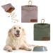 Fantesi 2 pieces of treats for dogs portable feed bag dog training hands-free dog walking bag snack bag automatic closing dog food dispenser with carabiner