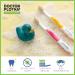 MOUTHWATCHERS Dr Plotkas Extra Soft Kids Toothbrushes - 2 Pack Pink Children's Manual Flossing Toothbrushes - Buy Online on GoSupps.com