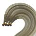 Youngsee Genius Weft Ombre Real Hair Extensions - 50cm Ash Brown to Blonde Tresses | Virgin Hair Weaving #7/7/Icy | 25g Quality - Buy Online on GoSupps.com
