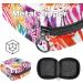 Colorful Watercolor Zebra Women's Napkin Storage Bag - Portable Period Pocket for Teens & Girls - Menstrual Cup & Breastfeeding Insert Holder - Buy Online on GoSupps.com