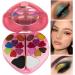  Ecoticfate Makeup Palette Kit | Heart Shape Eyeshadow Palette Kit - Cosmetic Makeup Kit 28 Colors Full Eye Shadow Makeup Kit with Ecoticfate Mirror - Buy Online on GoSupps.com
