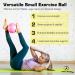 ProBody Pilates Mini Exercise Ball - 9 Inch Bender Ball for Stability, Barre, Pilates & Yoga - Pink - Buy Online on GoSupps.com