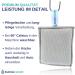 Elexaclean Flush Sponge Pot Cleaner Set - 3 Washable Microfiber Sponges (12x10 cm Gray) - Eco-Friendly & Reusable Kitchen Cleaning Solution - Buy Online on GoSupps.com