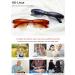 Lanomi Rectangle UV Protection Reading Glasses - Light Plastic Visual Aid for Men & Women Brown & Black Tinted - 2 Pack (3.0x Magnification) - Buy Online on GoSupps.com