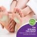 Premium Left Foot Sesamoiditis Pads - 1/4 Thick Adhesive Skived Felt - 12 Pieces for Ball of Feet Pain - Buy Online on GoSupps.com