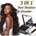 Instant Hairline Shadow Powder - Cover Grey Hair & Regrowth - Windproof Sweatproof Root Touch-Up - Long Lasting (Black) - Buy Online on GoSupps.com