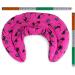 Cozy Cat-Pink Neck Pillow with Stand-Up Collar - Heat Pad & Rapeseed Filled Neck Warmer - Perfect for International Shipping - Buy Online on GoSupps.com