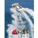 Kemimoto Orange Water Ski Flag with Adjustable Pole - Skier Down Flag for Boat, Swimmers, Surfers - Buy Online on GoSupps.com