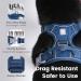 Pawaii Dog Harness for Small Dogs - Anti-Pull Reflective Adjustable & Breathable - Deep Sea Blue (43-55cm) - Buy Online on GoSupps.com