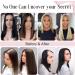S-Noilite 18 inch Hair Topper for Thinning Hair - Big Base Topper for Hair Loss - Clip in Hair Extensions Wigs Fringe Pieces - 27MT60/60A - Buy Online on GoSupps.com