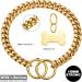 W/W Lifetime Choke Chain Dog Collar 10MM Cuban Link Dog Chain for Pitbull Choke Collar 18K Gold Metal Stainless Steel Heavy Duty Slip Dog Collars for Small Dogs (10MM 20") 20" (Can Over Head 18"-20") - Buy Online on GoSupps.com