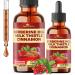 12in1 Berberine Liquid Drops with Milk Thistle Ceylon Cinnamon Bitter Melon Turmeric Aloe Vera Ginger Slippery Elm Marshmallow Root & More to Digestive Health- 30 Days Supply