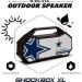 Green Bay Packers XL Wireless Bluetooth Speaker | NFL Team Color | One Size - Buy Online on GoSupps.com