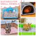 NAMALU 4 Waterproof Guinea Pig Fleece Ceiling & Small Dog Blanket - Sweet Star Pattern 30 x 30 cm | Reusable Cage Inserts & Cuddly Sleep Pads - Buy Online on GoSupps.com