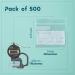 Curravax 500 Pack BPA-Free Pill Bags - 3x2.75 inch Reusable Pouches for Medicine - Clear Ziplock Travel Pill Packets with Write-on Label - Buy Online on GoSupps.com