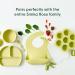 Simka Rose Silicone Baby Spoons - Self Feeding 6 Months First Stage Infant Spoons for Babies & Toddlers - Set of 6 BPA Free Dishwasher Microwave Safe Food Utensils - Neutral - Buy Online on GoSupps.com
