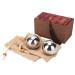 2-piece hand steel ball solid 304 stainless steel rehabilitation exercise fitness massager 50 mm diameter