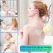 2nd Gen Shower Body Brush with Bristles & Loofah Back Scrubber - 16 Long Handle for Skin Exfoliation - Non-Slip Grip - Blue - Buy Online on GoSupps.com