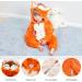COOKY.D Unisex Winter Hooded Romper Jumpsuit - 6-12 Months Fox Design - Buy Online on GoSupps.com