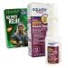Healthy Surplus Equate Nasal Spray - Oxymetazoline HCI 0.05% 1 FL OZ (30 mL) Pump Mist for 12 Hours and Vital Volumes Allergy Tips Card Bundle