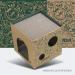 Cat Cardboard House with 2-Story Scratcher Pad | Indoor Cat Play Condo & Hideaway Furniture - Buy Online on GoSupps.com