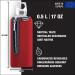 SIGG Glass Water Bottle Stella Red 17 oz - Leakproof with Neoprene Pouch - BPA Free & Dishwasher Safe - Eco-friendly Recycled Glass - Buy Online on GoSupps.com