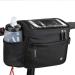 Rhinowalk Bike Basket,Lunch Box Insulated Bike Handlebar Bag Bike Front Bag Camera Bag Handbag Phone Bag with Touch Screen Shoulder Strap Professional Cycling Accessories Black