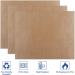 CAREGY 3 Pack PTFE Teflon Sheet 16x20 for Heat Press - Non Stick & Reusable Heat Transfer Paper - Heat Resistant Craft Mat - Buy Online on GoSupps.com