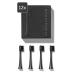 Wondersmile replacement brushes sound toothbrush (hard ultimate black 12 Pack) - brush heads for Wondersmile sound toothbrush 4 pieces (3 -pack) Ultimate Black