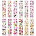 Cartoon Tattoos Cute Kawaii Temporary Tattoo 12Sheet Fake Tattoos Vinyl Waterproof Unicorn Party Favors for Kids Girls Adult Birthday