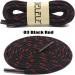 DELELE 2 Pair 140CM Work Boot Laces - Black Red - Outdoor Hiking Shoelaces - Buy Online on GoSupps.com