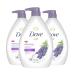Dove Relaxing Body Wash Pump Calms & Comforts Skin Lavender Oil and Chamomile Effectively Washes Away Bacteria While Nourishing Your Skin 34 oz 3 Count 3/34 Ounce