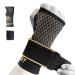 Copper Wrist Compression Sleeves (1 Pair) for Carpal Tunnel and Pain Relief Treatment Wrist Support for Arthritis Tendonitis Sprains Workout.Breathable and Sweat-Absorbing for Women and Men ST Upgraded Black S