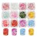 12 Colors Chunky Fine Body Glitter  Face Nail Glitter Sequins  Holographic Glitter for Eyes Hair Lipgloss  Self-adhesive Mixable Makeup Glitter for Festival Carnival Halloween Party(Not Loose Glitter) 1