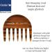 Giorgio G63 Small Travel Purse Hair Detangling Comb - Wide Tooth Comb for Curly Hair - Handmade of Cellulose - Tortoiseshell Finish - Ideal for Wet and Dry Hair Care - Buy Online on GoSupps.com