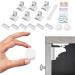 Eco-Baby Cabinet Locks for Babies -Baby Proofing Safety Latches (6-Pack), 2 Keys -No Drilling Magnetic Child Locks for Cabinet, Doors -Easy Installation Drawer Locks