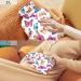 1L Durable Heat Bottle - Warm-Up Bag for Pain Relief | Colorful Rainbow Butterfly Design - Buy Online on GoSupps.com