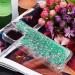 Buy Tivenfezk Nadoli Glitter Drive Sand Shell for iPhone 15 - Shockproof TPU Bumper & Liquid Quicksand Case - Transparent Green - Buy Online on GoSupps.com
