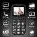 Uleway Big Button Mobile Phone for Elderly | GSM Unlocked with SOS Button, Dual SIM, Torch, FM Radio | Easy-to-Use Basic Cell Phone for Seniors (Black) - Buy Online on GoSupps.com